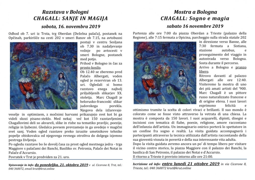 Chagall a Bologna